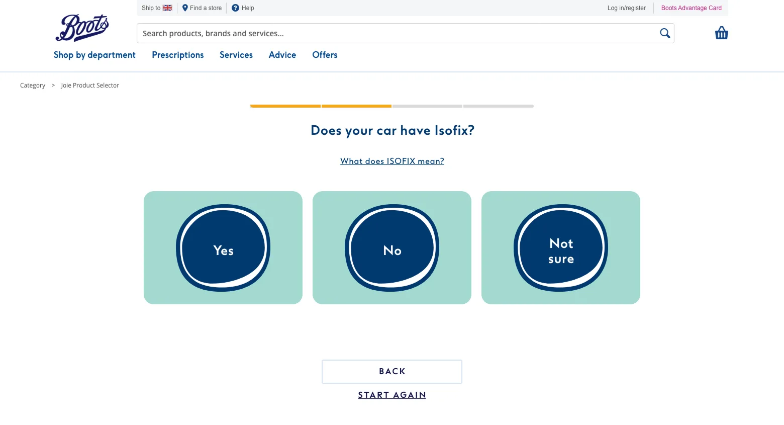ISOFIX explainer modal