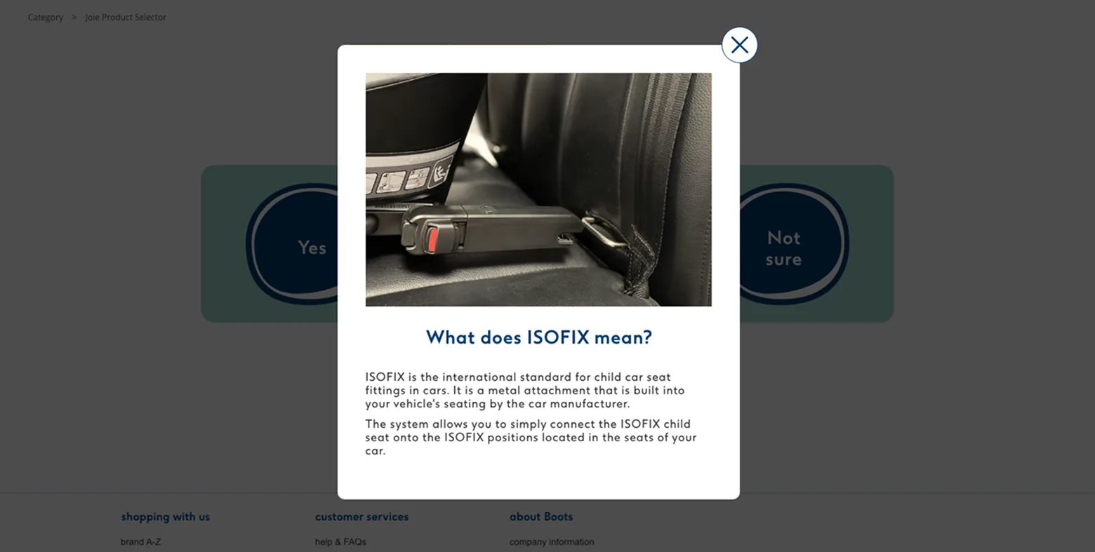 Does your car have Isofix screen