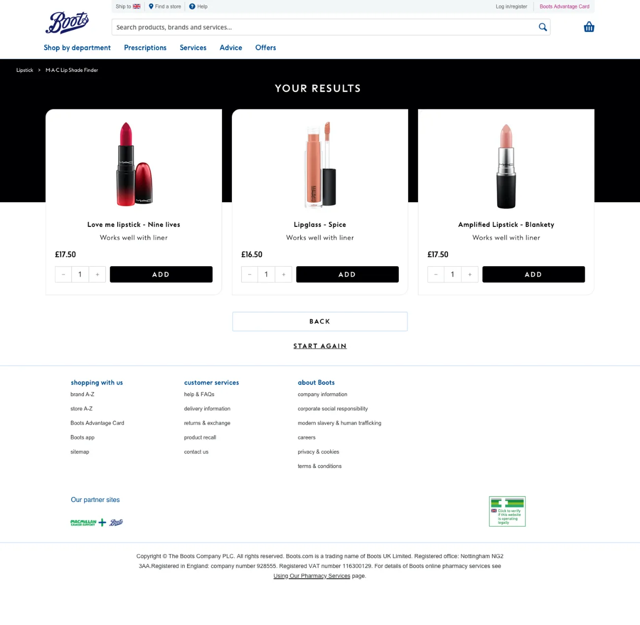 Full lip shade grid screen