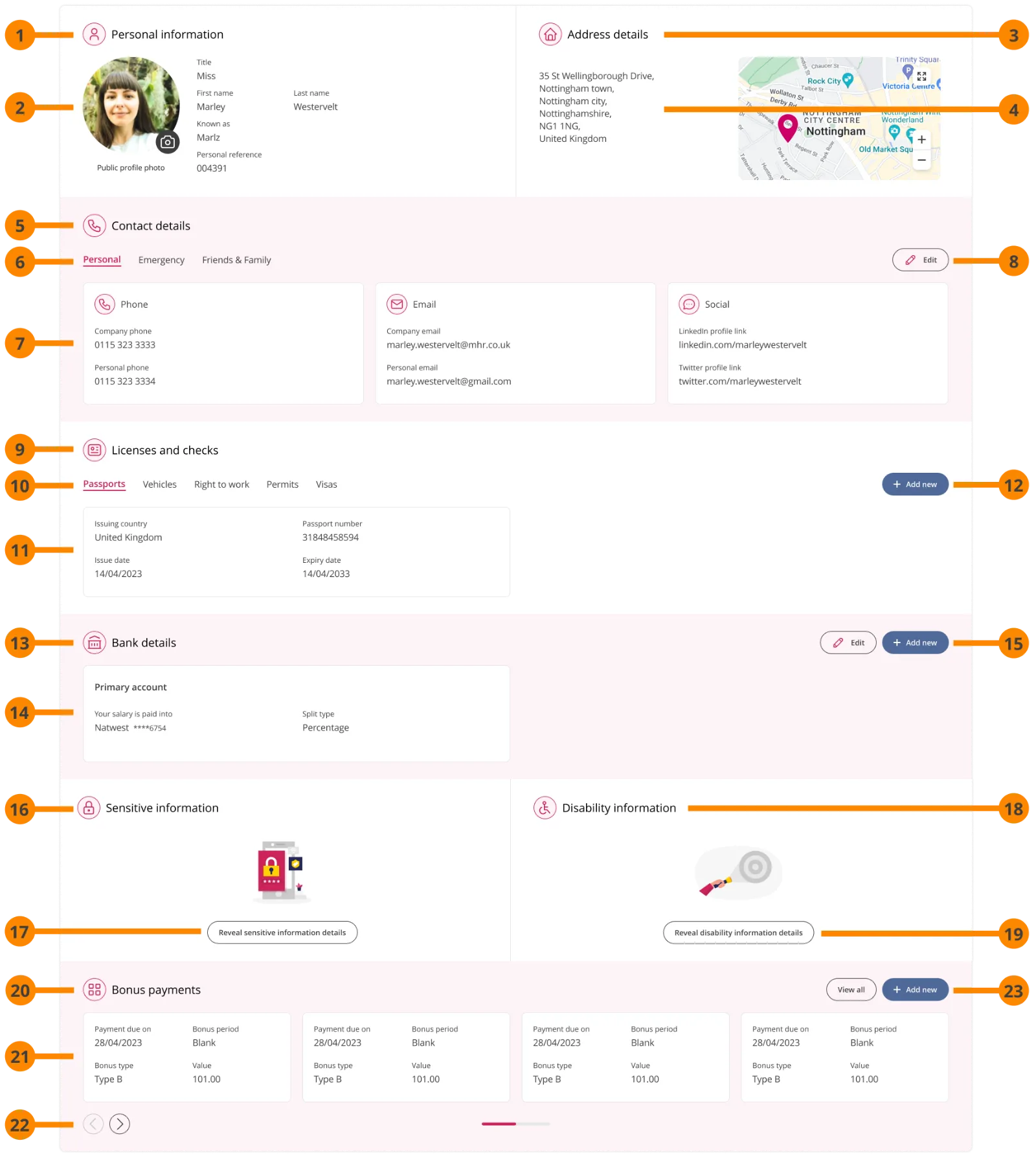 Accessibility ordering