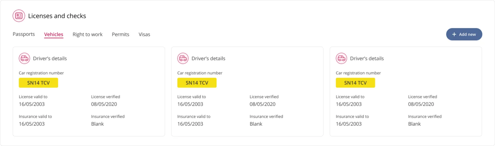 Licenses and checks vehicles 5