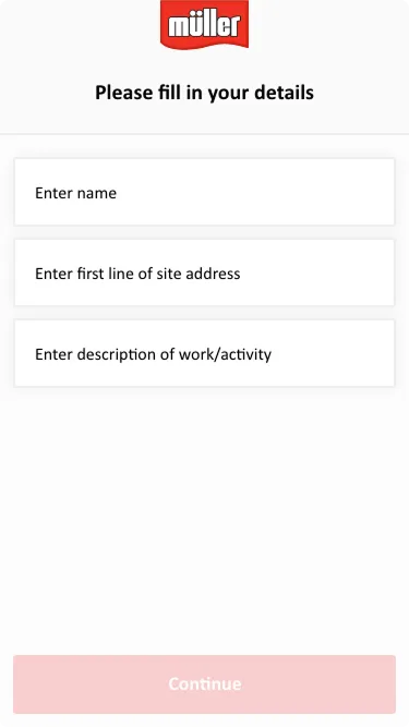 Agreement to adhere screen