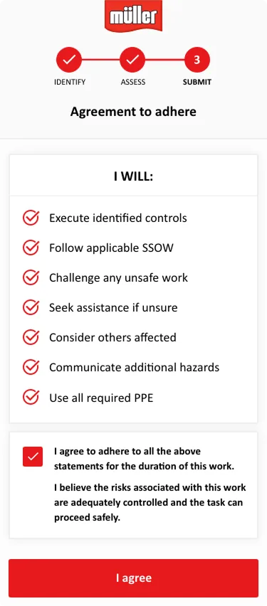 Additional controls entry screen
